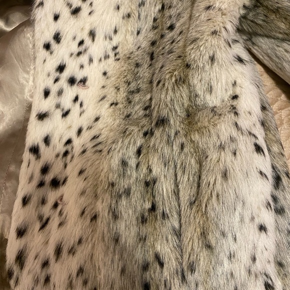 Vintage style leopard print faux fur coat - Picture 4 of 9